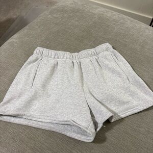 Women's Gray sweatpant Shorts